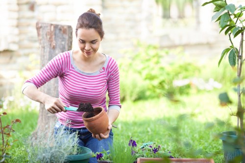 Local gardener working in Highams Park