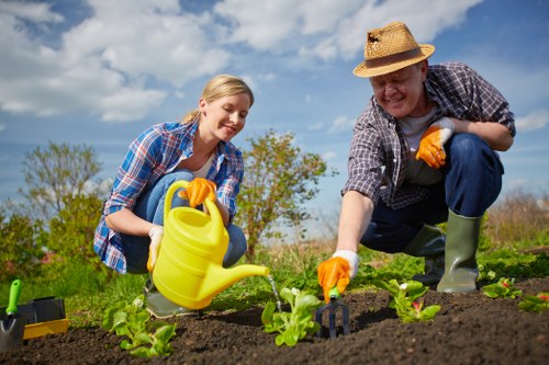 Eco-friendly gardening practices implemented in Blackfriars garden